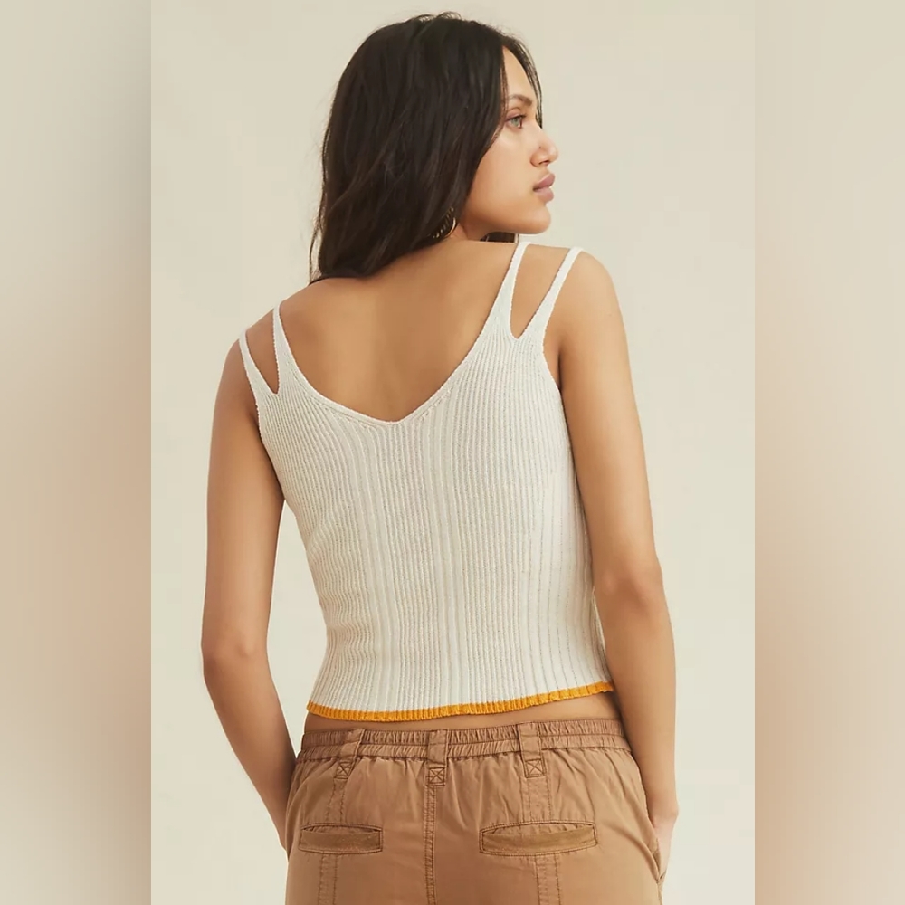 Pilcro Double Strap Sweater Tank‎ - Picture 3 of 10